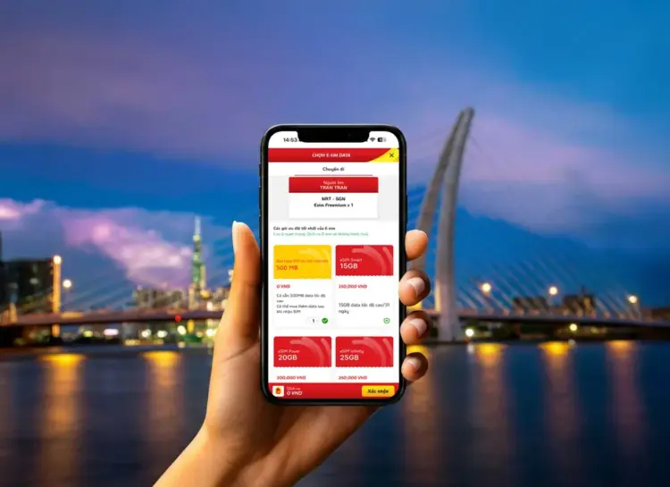 esim vietjet