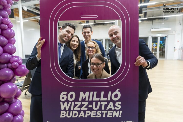 Wizz Air 60 millionth passenger