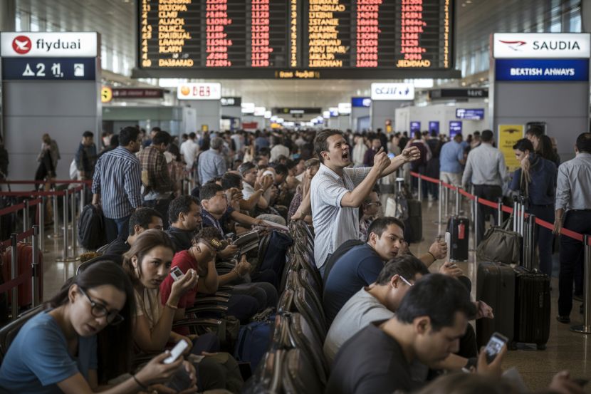 Thousands of Passengers Stranded Today as Dubai, Cairo, Istanbul, Abu Dhabi, and Jeddah Delay 1,556 ...