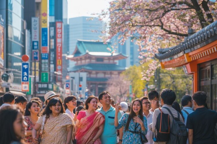 Record-breaking surge in indian travelers to japan in 2025