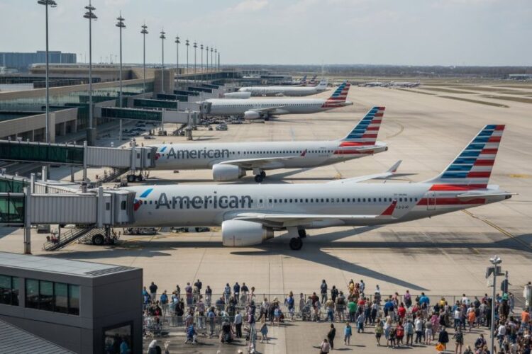 American airlines takes over chicago o