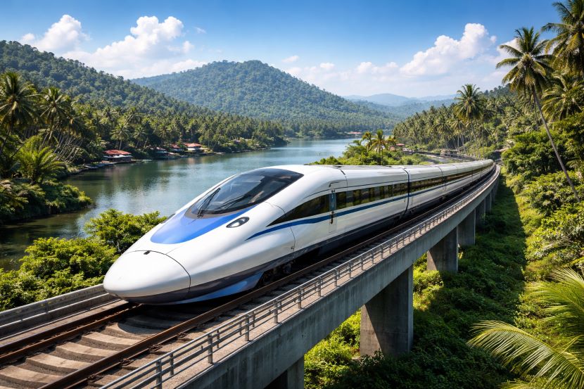 Travel Faster Than Ever: Thiruvananthapuram to Kasaragod in Two Hours with India’s Bullet Train