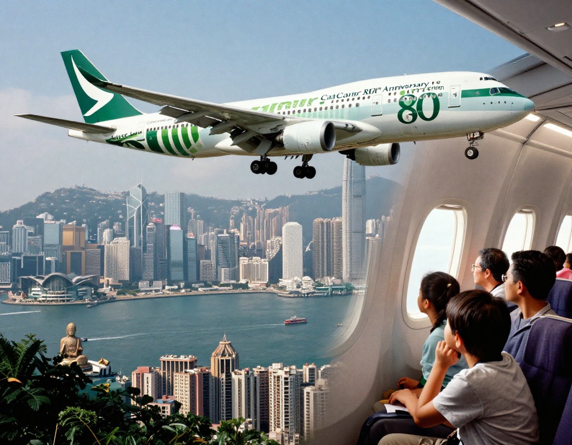 Cathay pacific’s iconic ‘lettuce leaf sandwich’ livery is back for its 80th anniversary, a nostalgic move that’s catching the attention of travelers and aviation enthusiasts worldwide.
