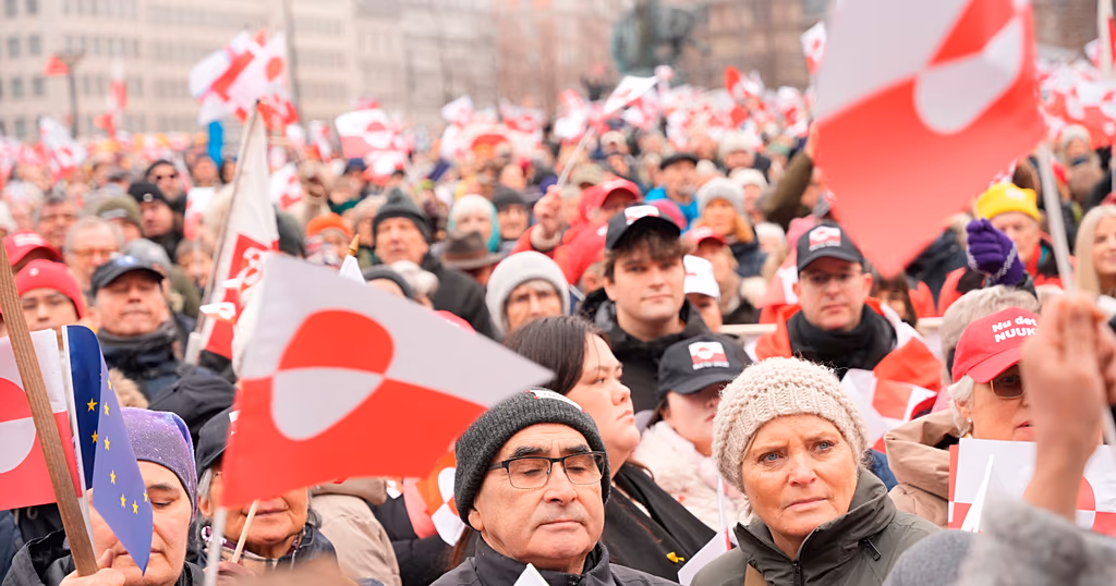 Thousands join anti-Trump 'Hands off Greenland' protests in Denmark