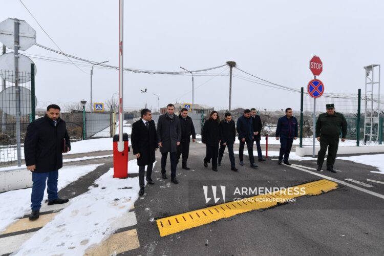 Deputy Minister inspects Margara checkpoint – Public Radio of Armenia