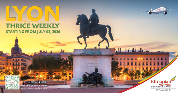 Ethiopian Airlines to launch a new service to Lyon France