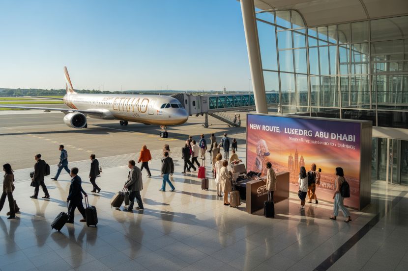 Etihad airways launches first nonstop flights from luxembourg to abu dhabi