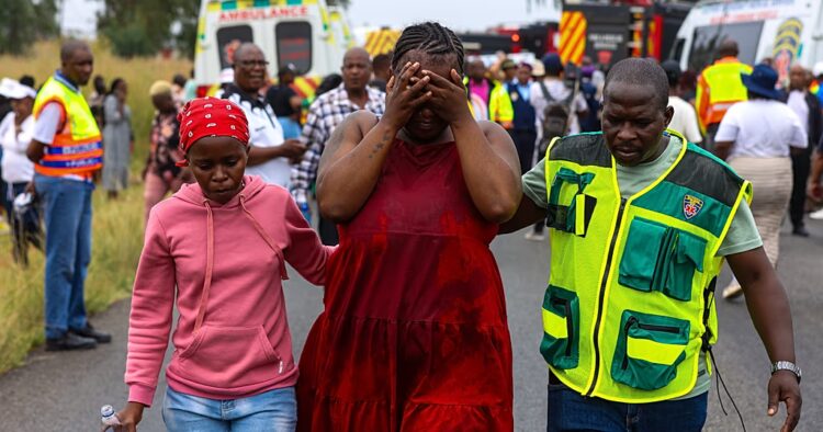 Families bid farewell to schoolchildren in South Africa killed in a school bus crash