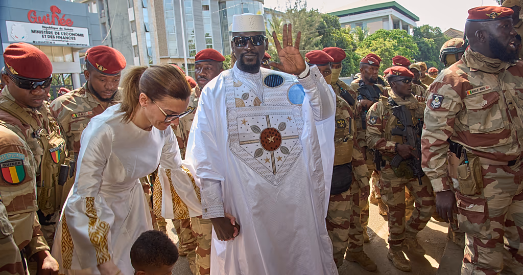 Guinea: Doumbouya supporters express joy after victory in presidential election