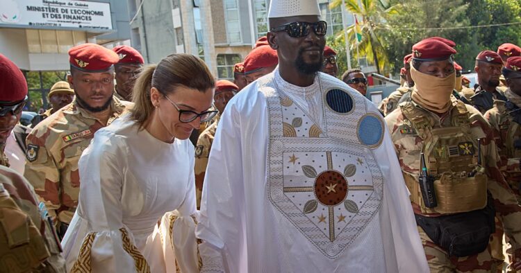 Guinea's junta leader Mamadi Doumbouya sworn in as president