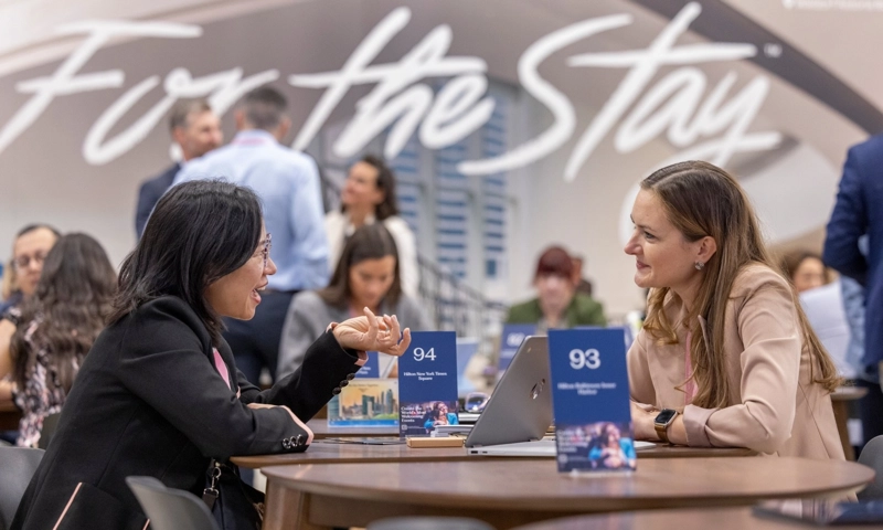A group of people at a meeting
