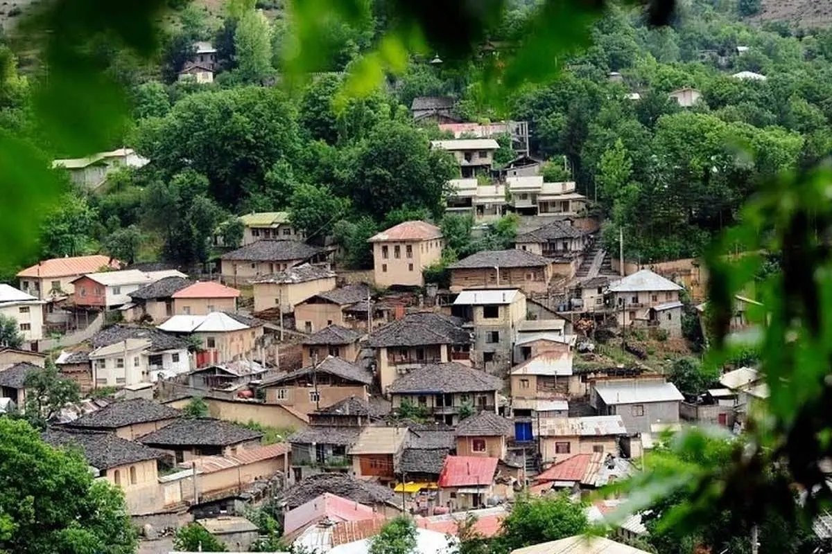 The historic village of Kandolus in the Kojur region of Mazandaran, Iran . Social Media / WANA News Agency
