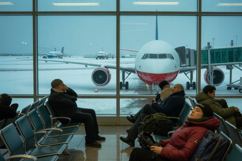 Istanbul faces travel nightmare: snowstorm grounds flights, strands tourists