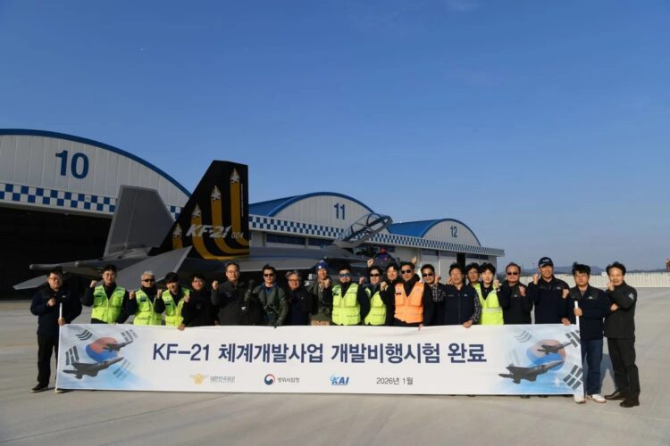 KAI completed test flights of the South Korean Air Force’s new KF-21 fighters