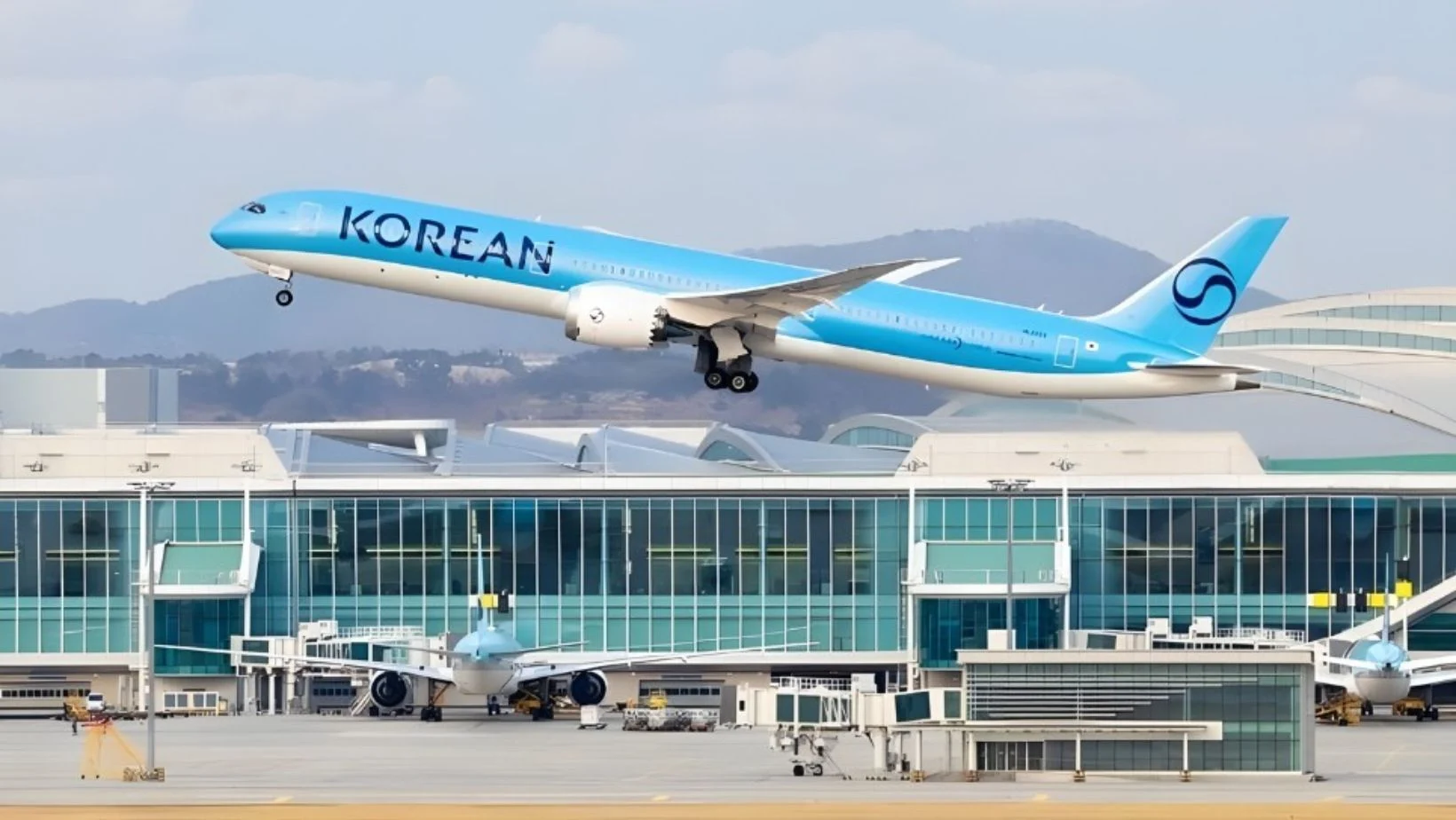 A Korean Air aircraft