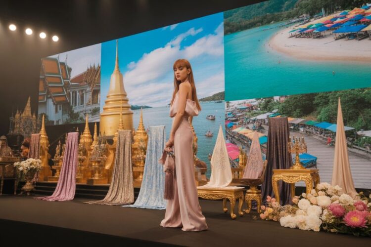 Blackpink's lisa featuring new campaign "feel all the feelings" in thailand