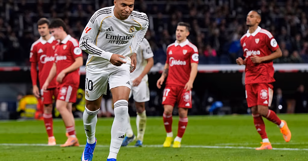 Real Madrid’s Mbappé suffers knee sprain, faces weeks on sidelines