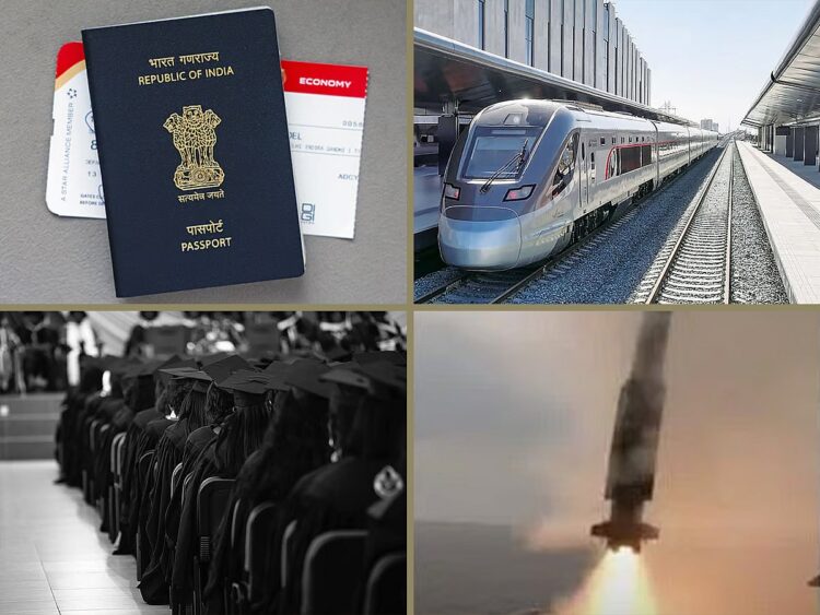 Passport power shifts, Pakistan missile test, UAE's automatic degree recognition and more