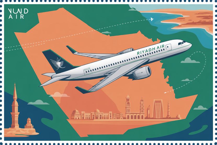 Saudi post launches commemorative stamp to celebrate riyadh air’s first flights