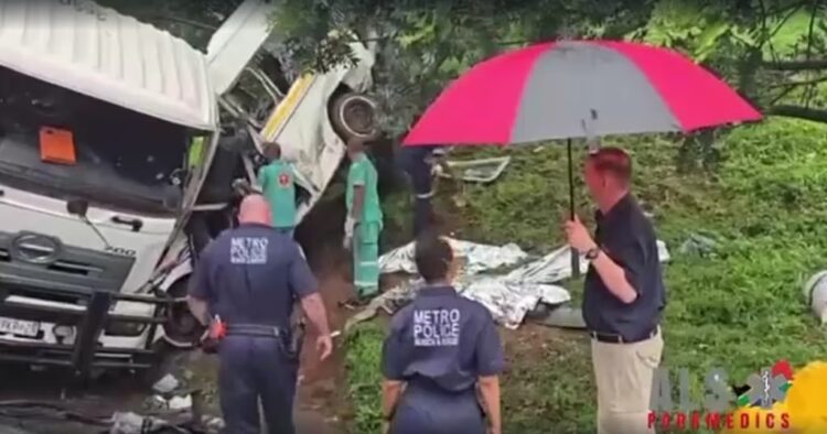 At least 11 dead in South Africa in latest crash involving a minibus taxi