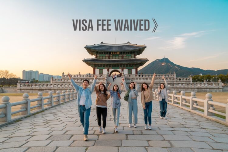 India, china, vietnam, philippines, indonesia, and cambodia joins south korea's extended visa fee waiver program for group travelers until june 2026