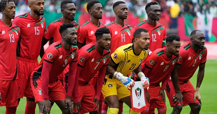Sudan train before facing Senegal in Africa Cup of Nations