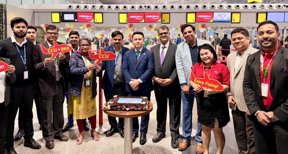 Thai Vietjet launches direct Kolkata–Bangkok service with full inaugural flight