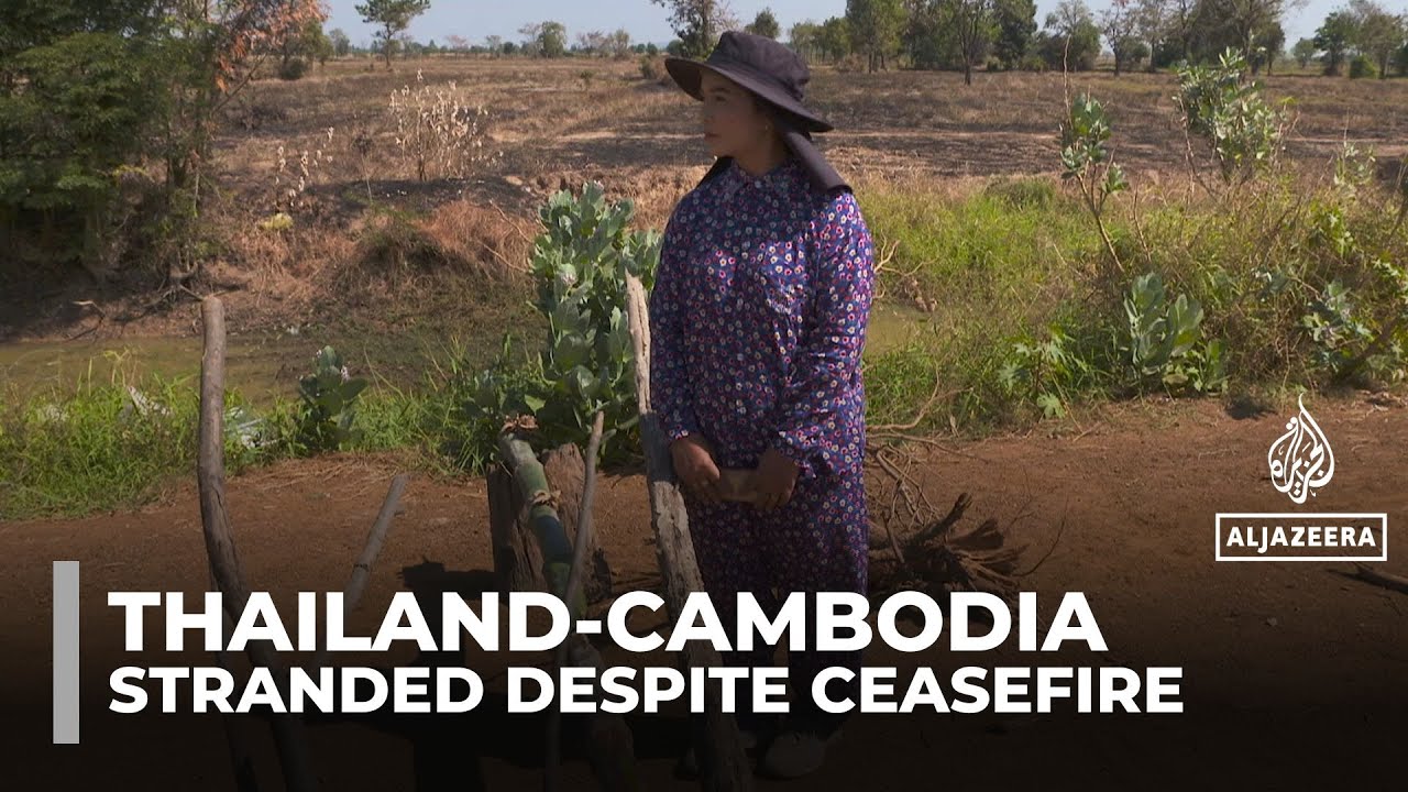 Displaced families stranded on Thailand–Cambodia border despite ceasefire