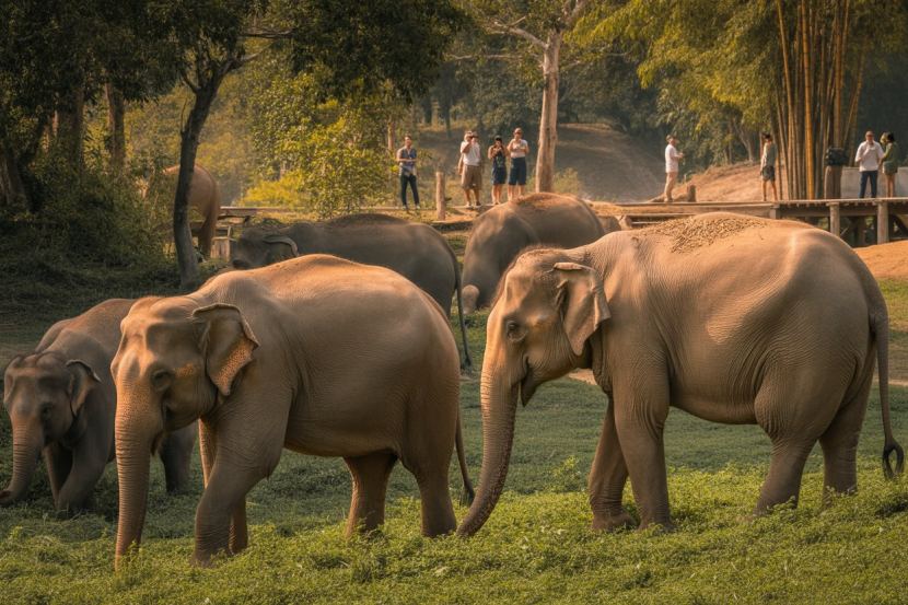 Elephant Tourism in Thailand Faces Ongoing Scrutiny Over Living Conditions