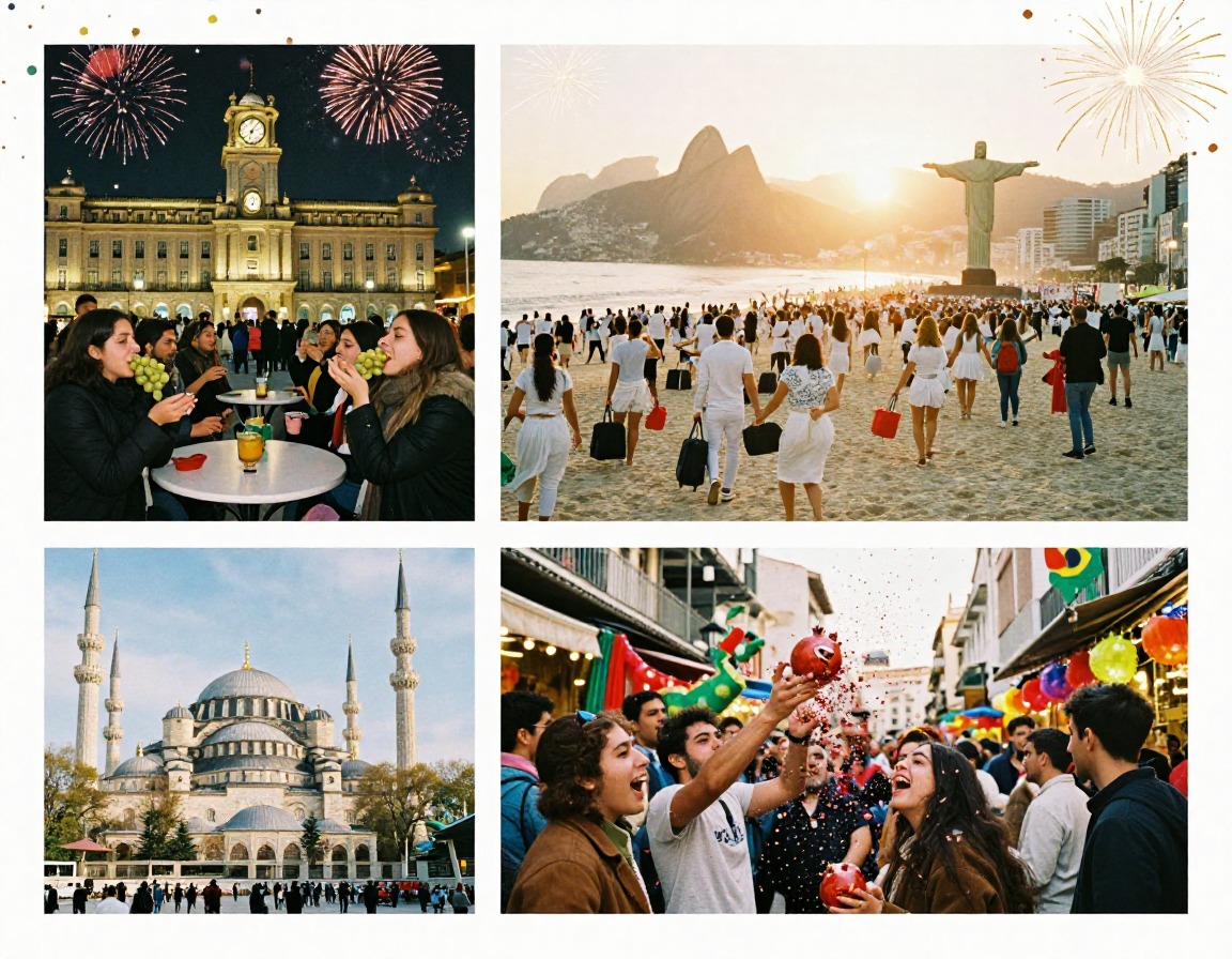 Spain, brazil, and turkey are home to some of the world’s most captivating new year traditions, drawing millions of travelers each year eager to experience the magic of cultural rituals like spain’s grape-eating tradition,