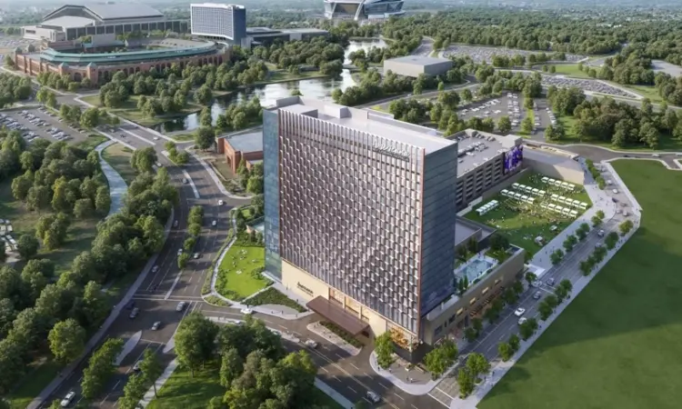 Rendering of the Americana by Loews Hotels