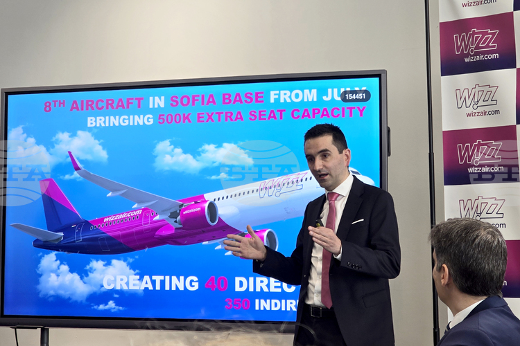 Wizz Air to Base Eighth Aircraft in Sofia, Expanding Destination Network