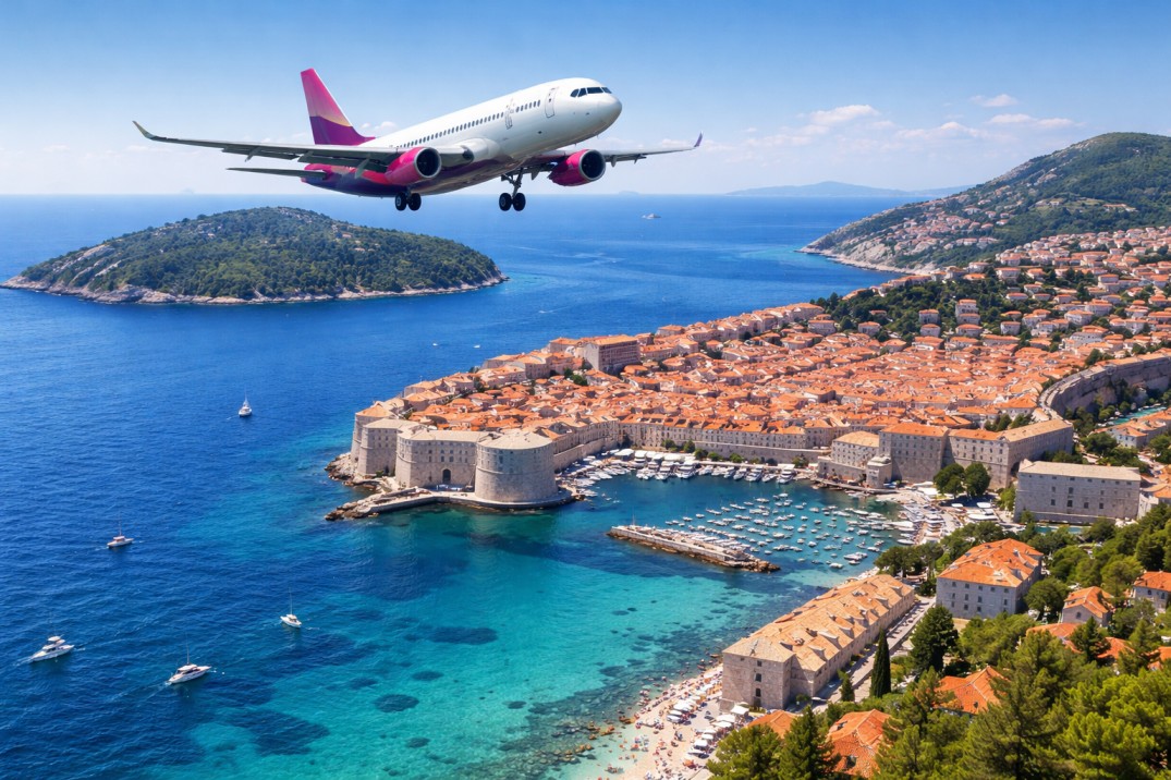 Wizz Air Adds New Seasonal Flight Route Between Budapest and Dubrovnik for Summer 2026