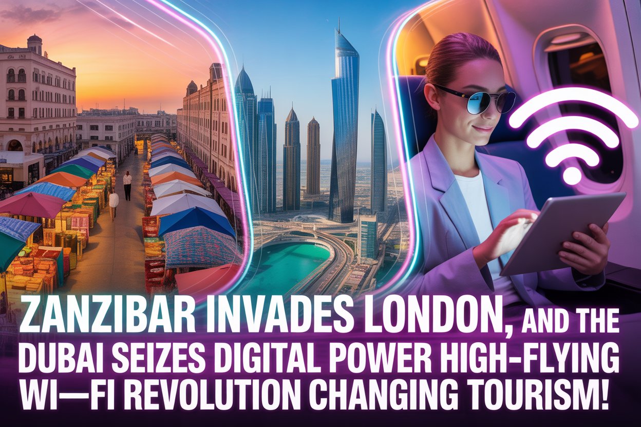 Zanzibar invades london, dubai seizes digital power, and the high-flying wi-fi revolution that changes everything in tourism sector: weekly travel news wrap is here