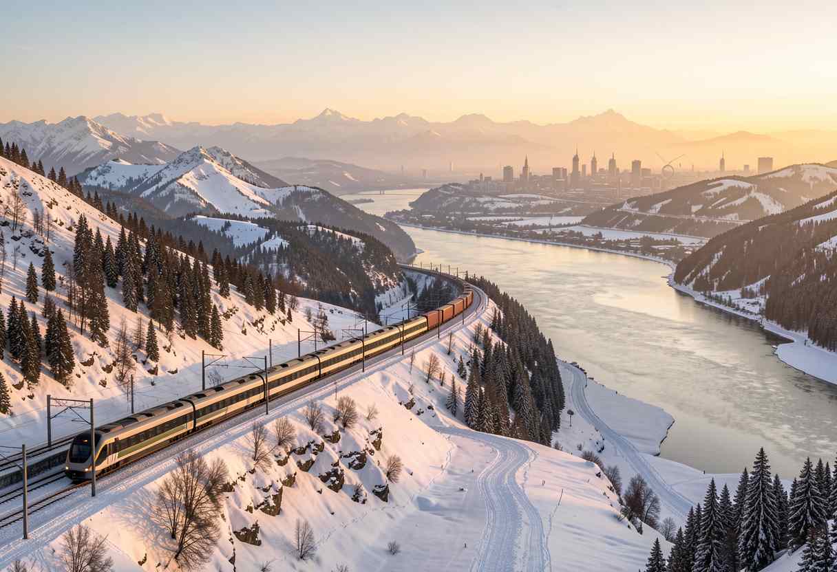 Rail megaprojects travel routes