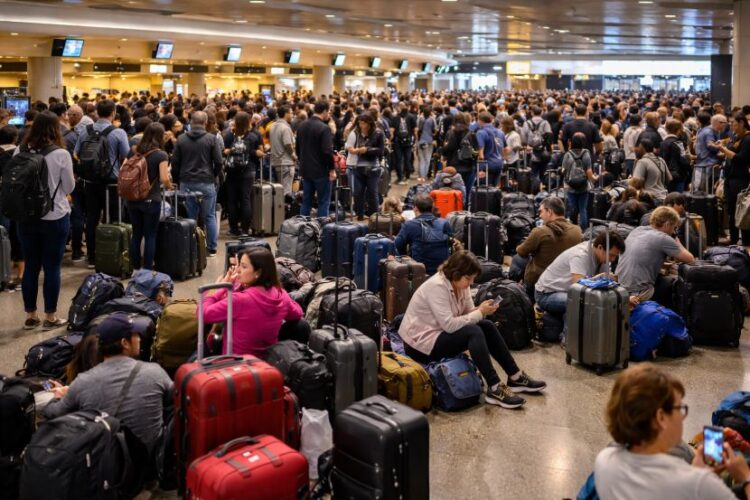 Hundreds of passengers stranded at harry reid international airport in las vegas due to 82 delays and 11 cancellations affected airlines include delta, american airlines, and southwest impacting travelers from los angeles, chicago, new york and major us cities