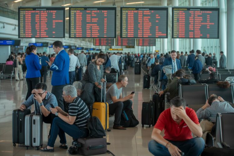 Hundreds of Travellers Stranded at Cancun International Airport in Mexico as 95 Flights Are Delayed ...