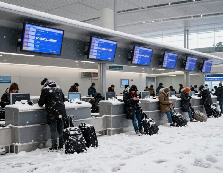 American airlines, delta, jetblue, and united are bracing for one of the most disruptive storms to hit the northeast in decades.