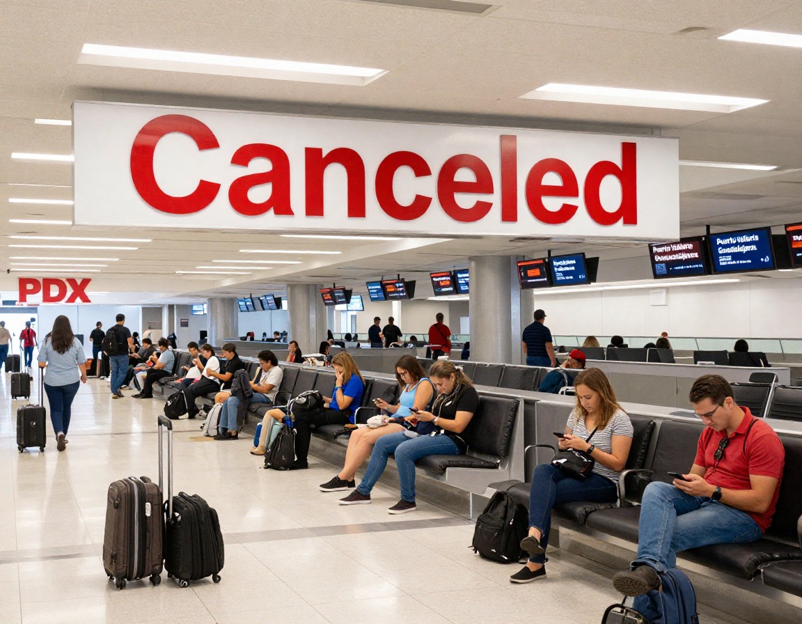 Alaska airlines, air canada, and delta have abruptly canceled multiple flights between mexico and portland international airport (pdx) after escalating civil unrest in western mexico triggered security concerns near major airports,