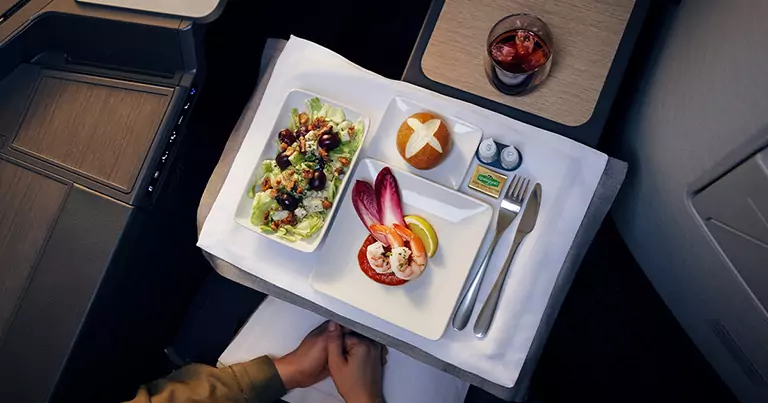 American Airlines introduces centennial inspired menu