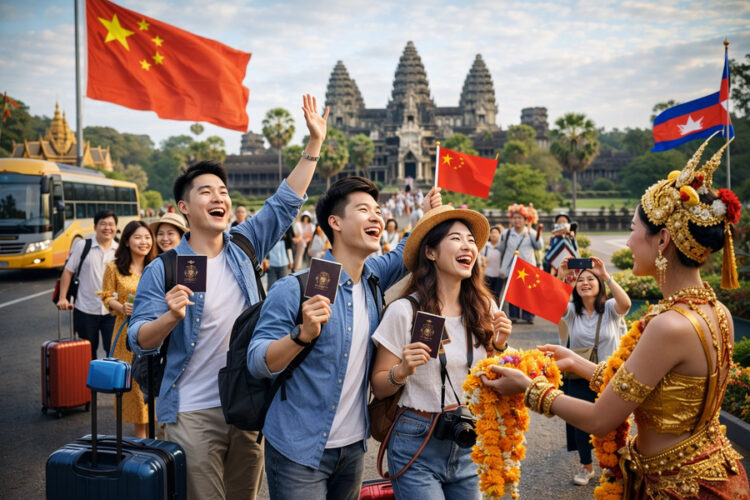 Cambodia Set for Explosive Surge in Chinese Tourists in 2026 with Game-Changing Visa Exemption Polic...