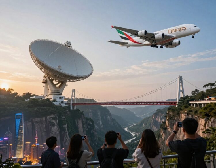 South korea, singapore, and thailand are just a few of the countries that can’t get enough of china’s stunning huajiang grand canyon bridge,