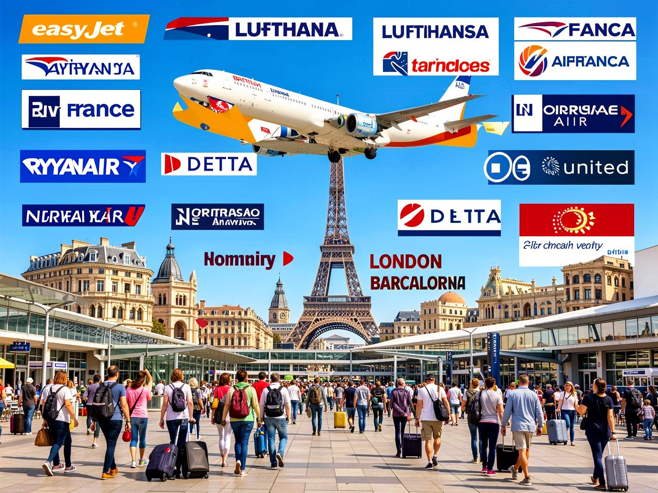 EasyJet joins Lufthansa, British Airways, Ryanair, Air France, Norwegian Air, Delta, and United Airl...