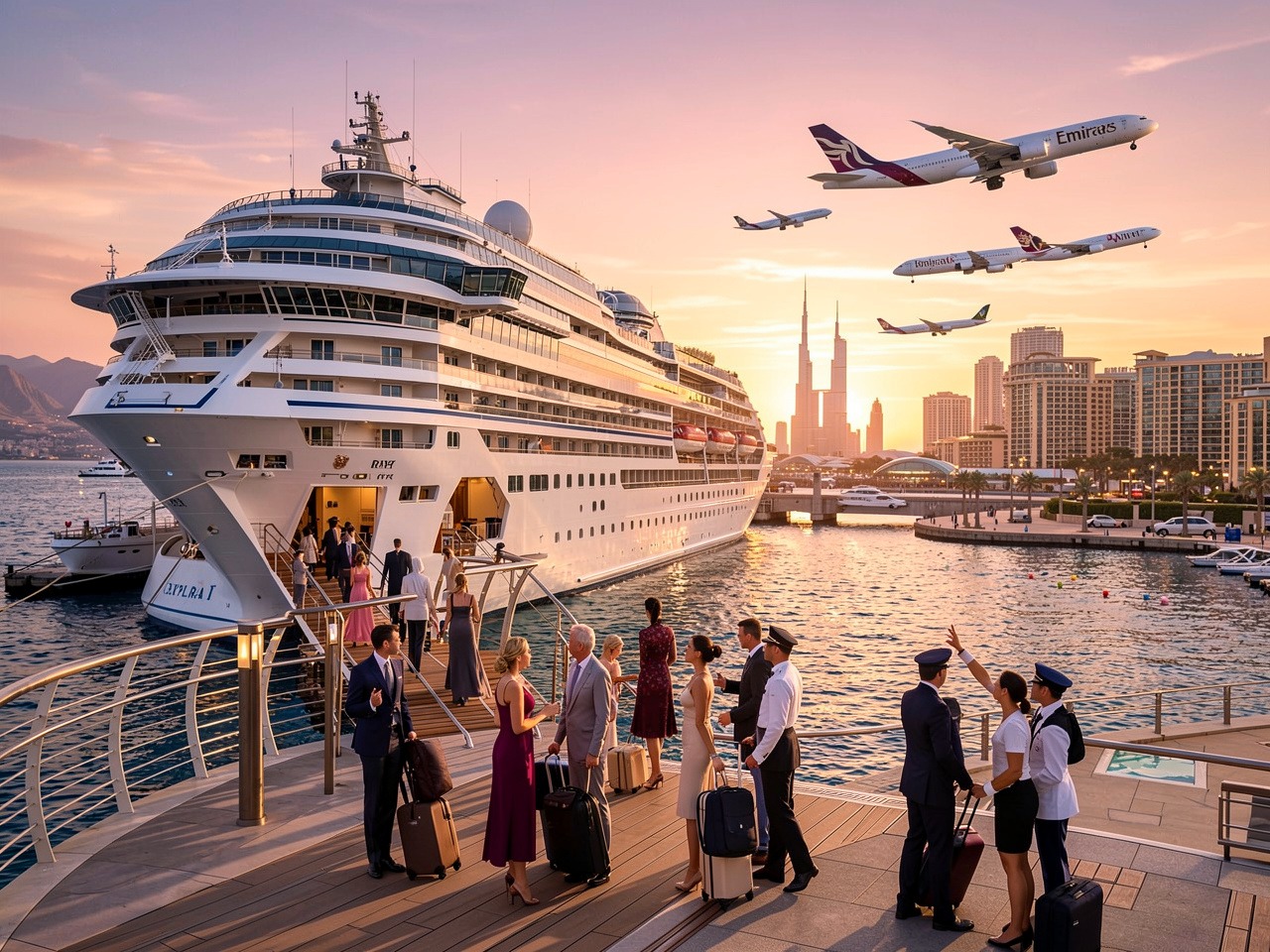 Emirates, qatar airways, and singapore airlines are all set to revolutionize the world of luxury travel with their partnership in explora journeys’ inaugural 128-day world cruisev