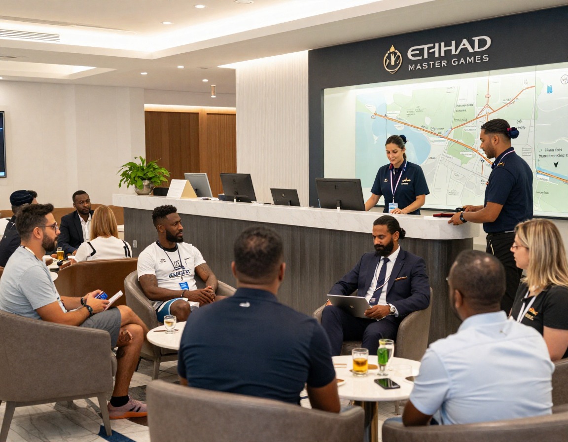 Etihad airways takes off as official airline for 2026 masters games in abu dhabi – here