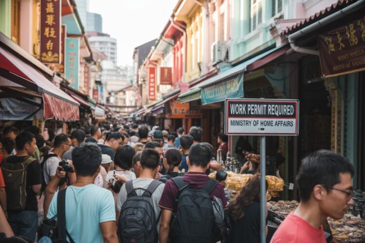 Rising trend of illegal work by foreign tourists in kuala lumpur, langkawi, and penang