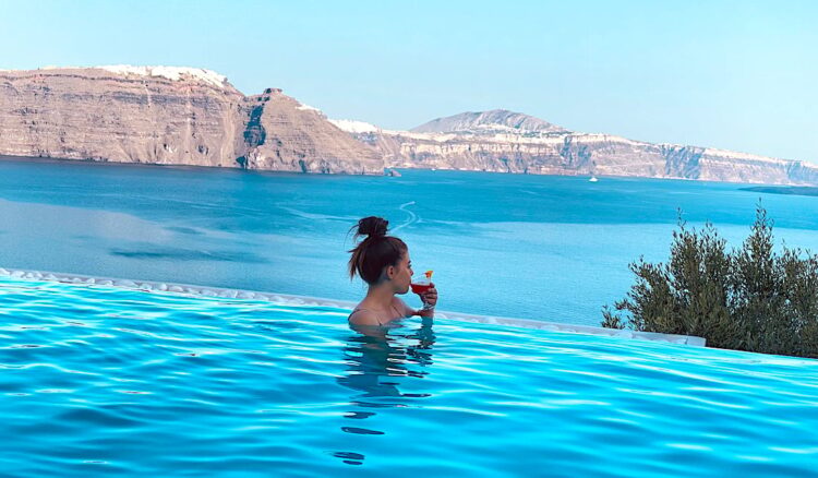 santorini summer Greece wellness