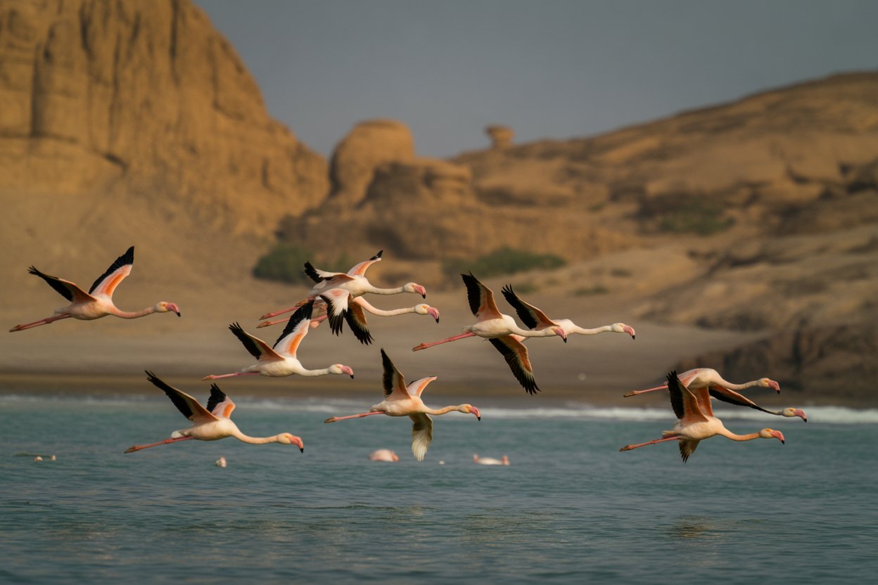 Iran’s Makran Coast Emerges as a Key Eco-Tourism Destination with Flamingo Migration, Here’s All You...