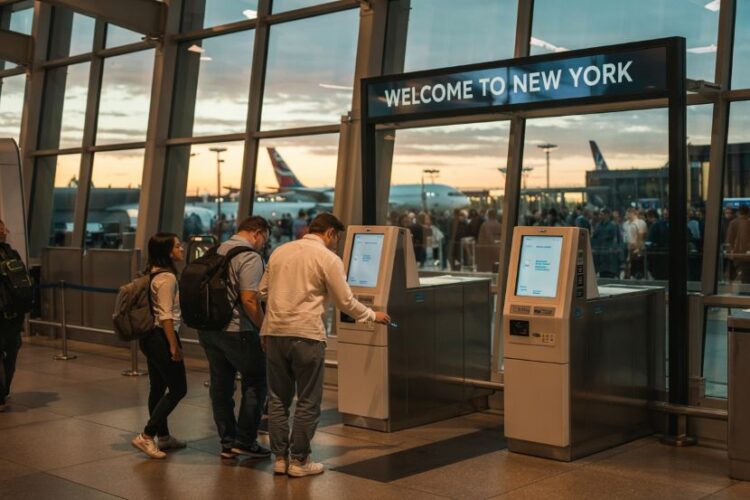 The new terminal one at jfk revolutionizes the u. S. Arrivals process with cutting-edge biometric technology.