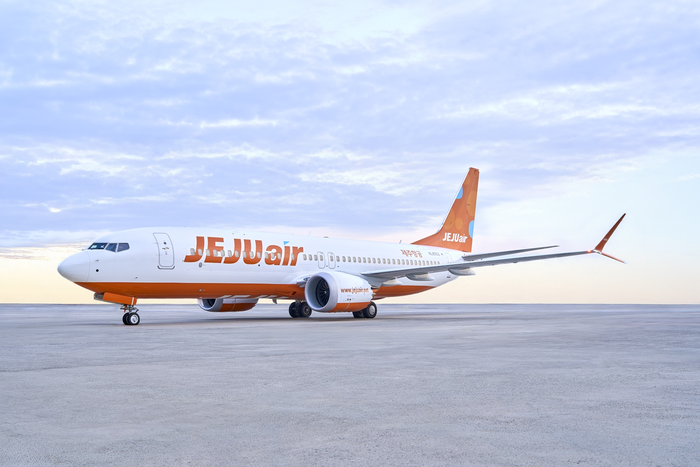 A Jeju Air aircraft.